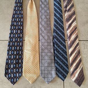 ‎Men’s Luxury Tie Lot (5)